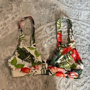 Vitamin A Tropical Print Bikini Top